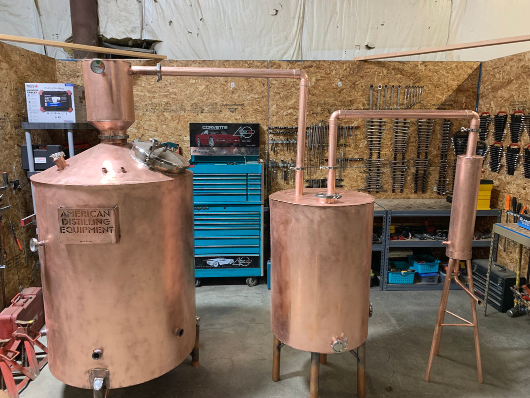 250 gallon Copper Distilling System - American Distilling Equipment 