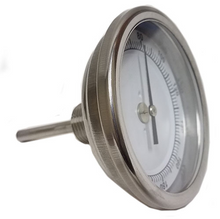 Load image into Gallery viewer, Thermometer and ball valve - American Distilling Equipment 
