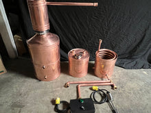 Load image into Gallery viewer, 10 gallon Copper Distilling System fully clamped and automation - American Distilling Equipment 

