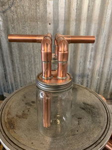 2 mason jar (half gallon each) thumper - American Distilling Equipment 