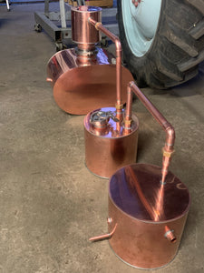 10 gallon copper submarine still system - American Distilling Equipment 