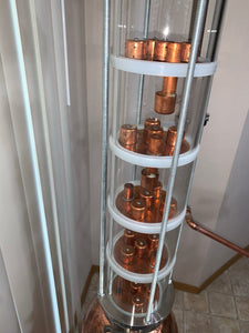 25 gallon flute tower system - American Distilling Equipment 