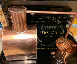 3 gallon Copper “Lunch Box” style Distiller - American Distilling Equipment 