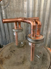 Load image into Gallery viewer, 2 mason jar (half gallon each) thumper - American Distilling Equipment 
